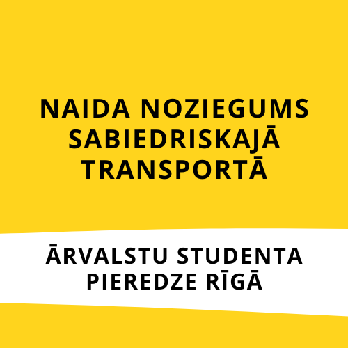 Naida noziegums Rīgas sabiedriskajā transportā